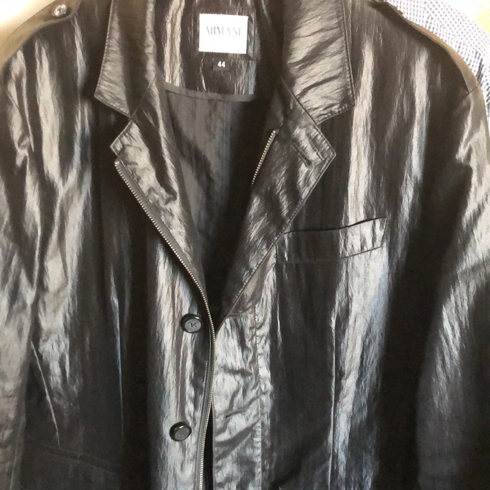 Armani Collezione Nylon and polyester sports coat